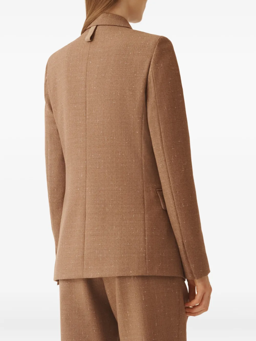 Fabiana Filippi Blazer met dubbele rij knopen Bruin