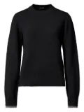 Fabiana Filippi balloon-sleeve ribbed sweater - Blue