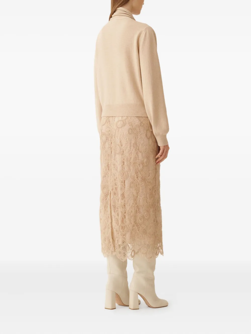 Fabiana Filippi Vest met geknoopte knopen Beige