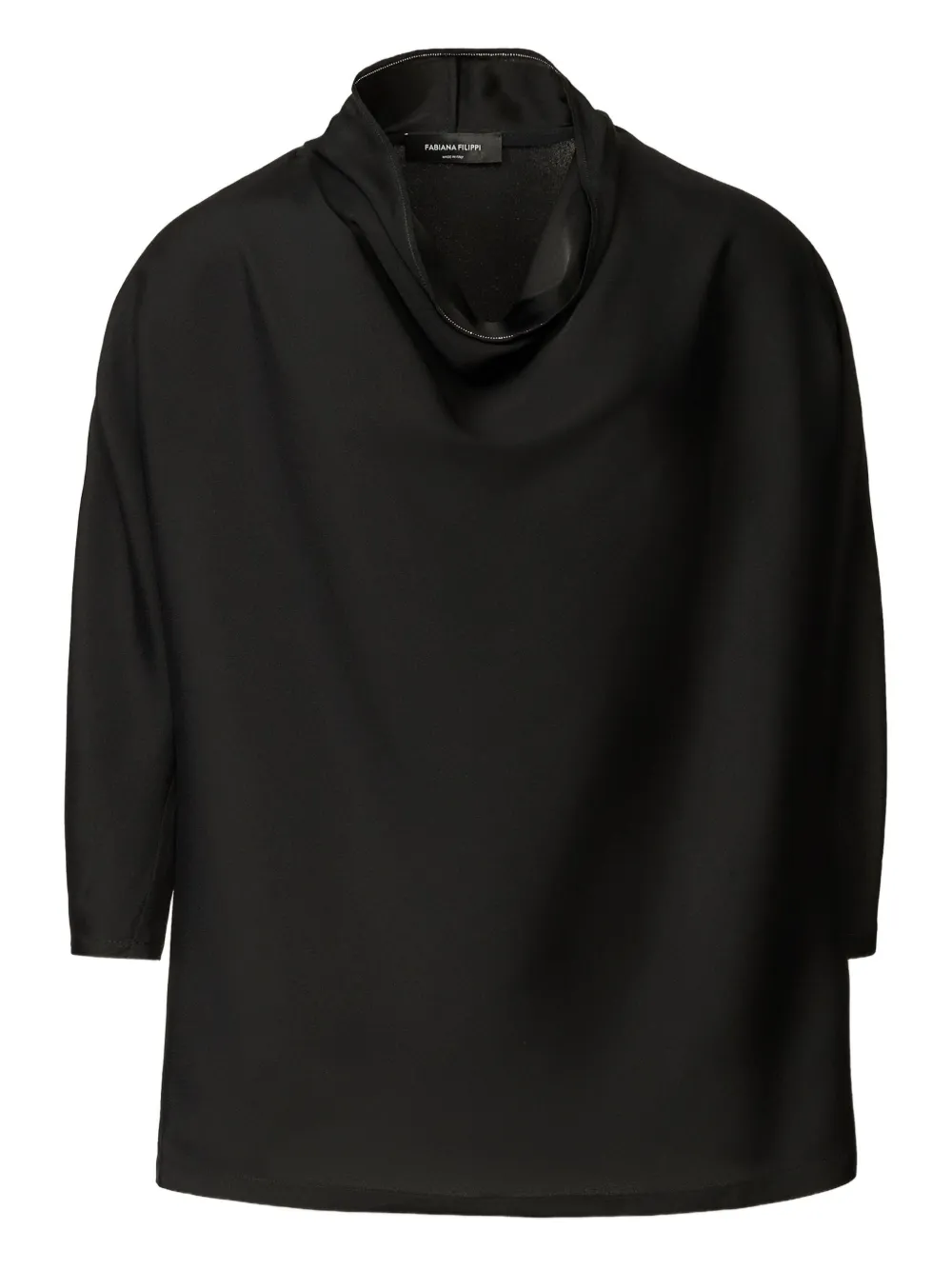 Fabiana Filippi satin blouse | Black | Image 1