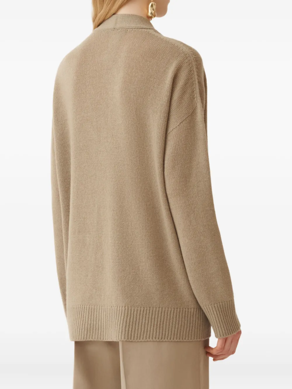Fabiana Filippi Vest met V-hals Beige