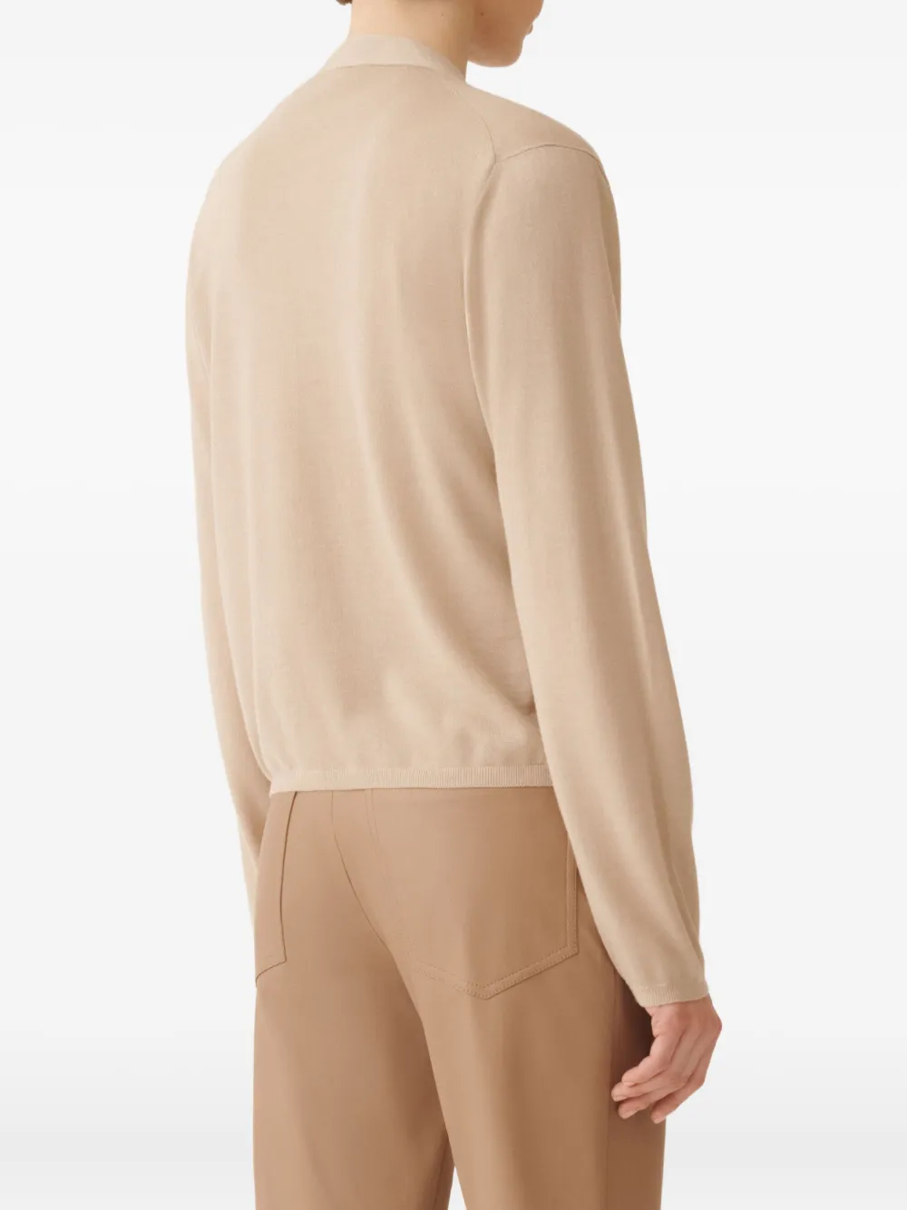 Fabiana Filippi Fijngebreid vest Beige