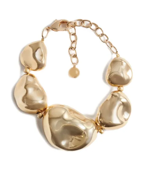 Fabiana Filippi bracelet en or à design grainé