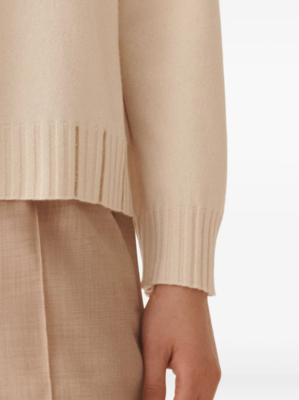 Fabiana Filippi Trui met V-hals Beige