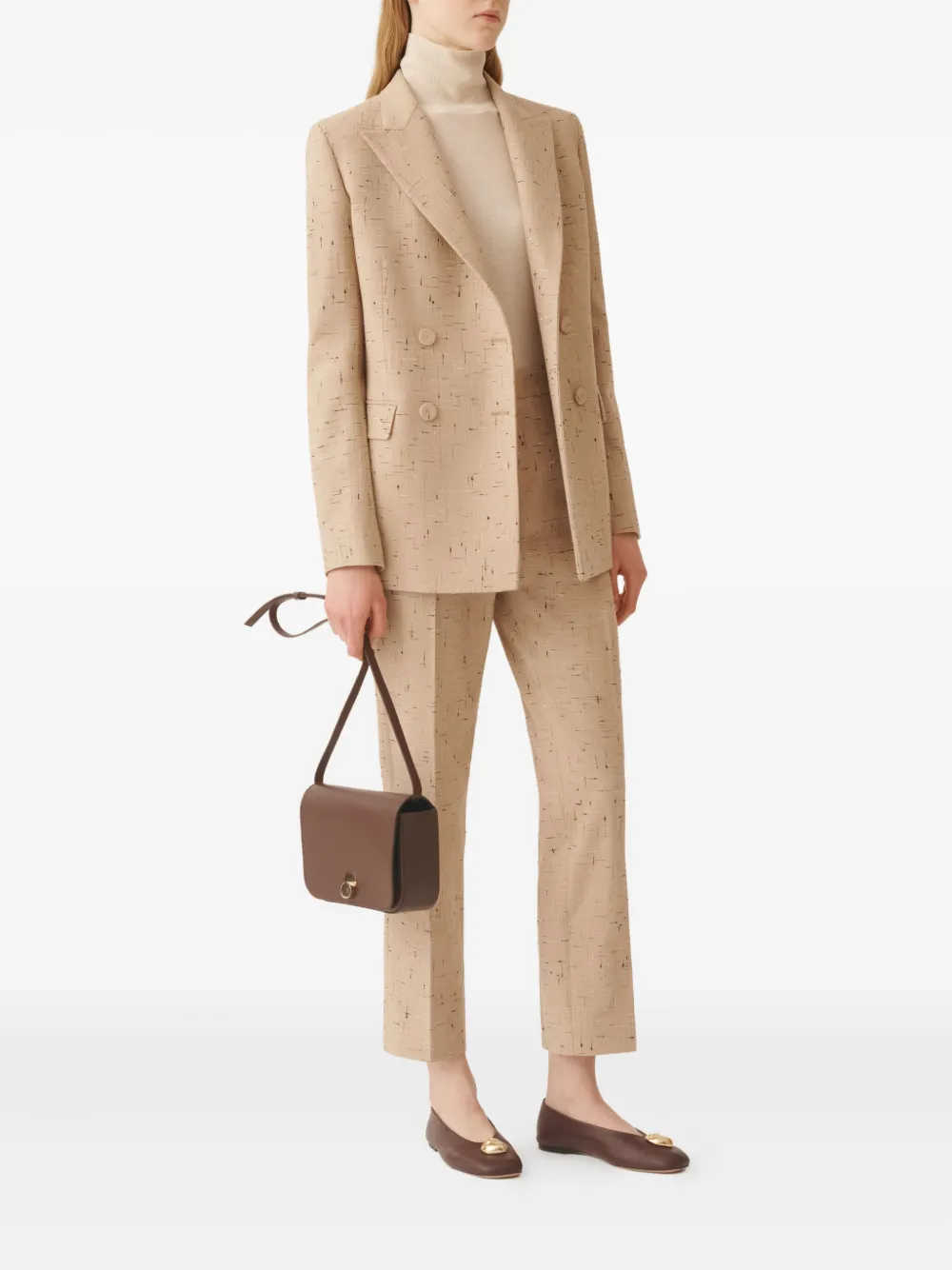 Fabiana Filippi Coltrui verfraaid met pailletten Beige
