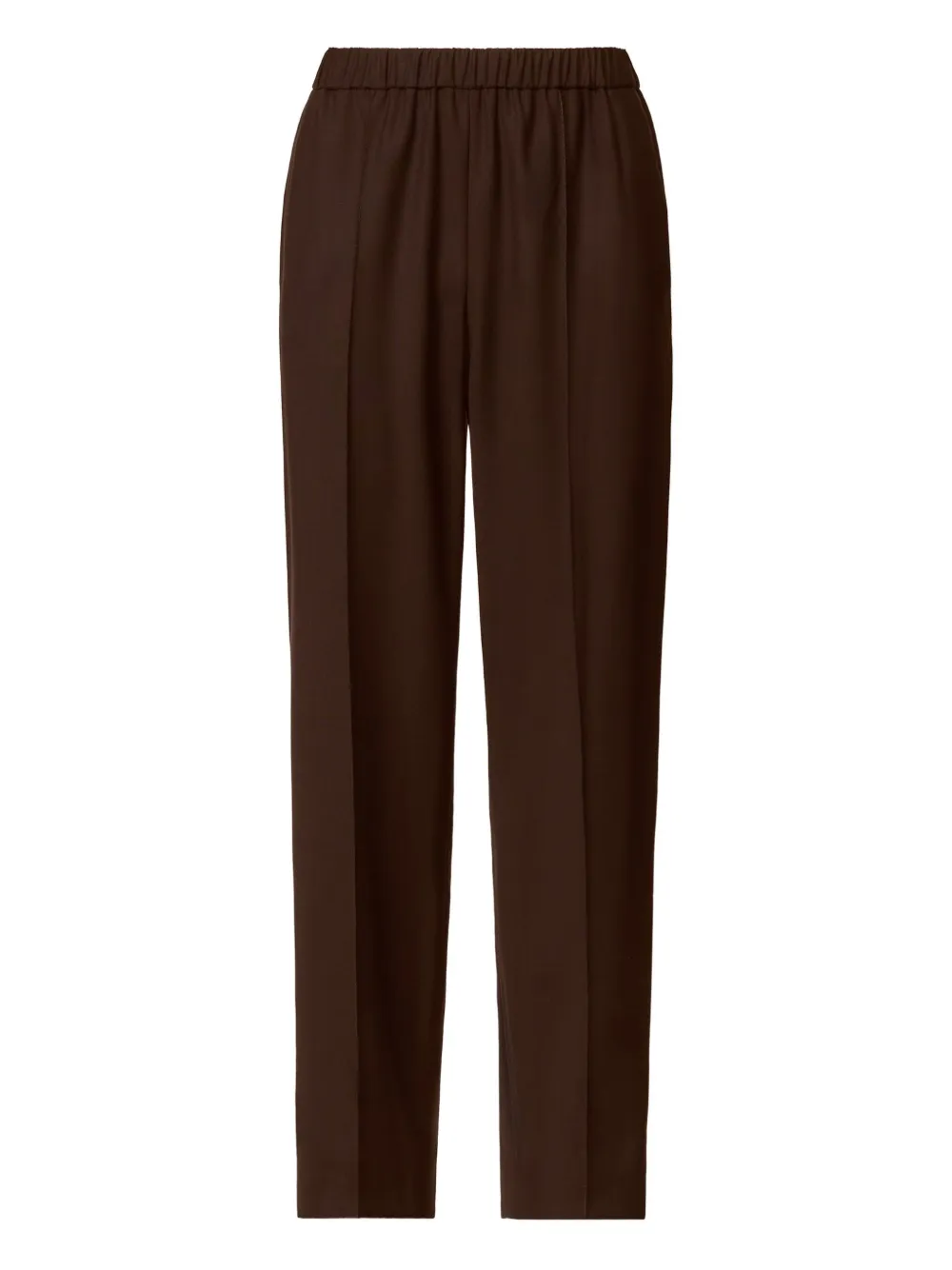 Fabiana Filippi Broek met elastische taille en naad Bruin