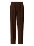 Fabiana Filippi elastic-waist side-seam trousers - Brown