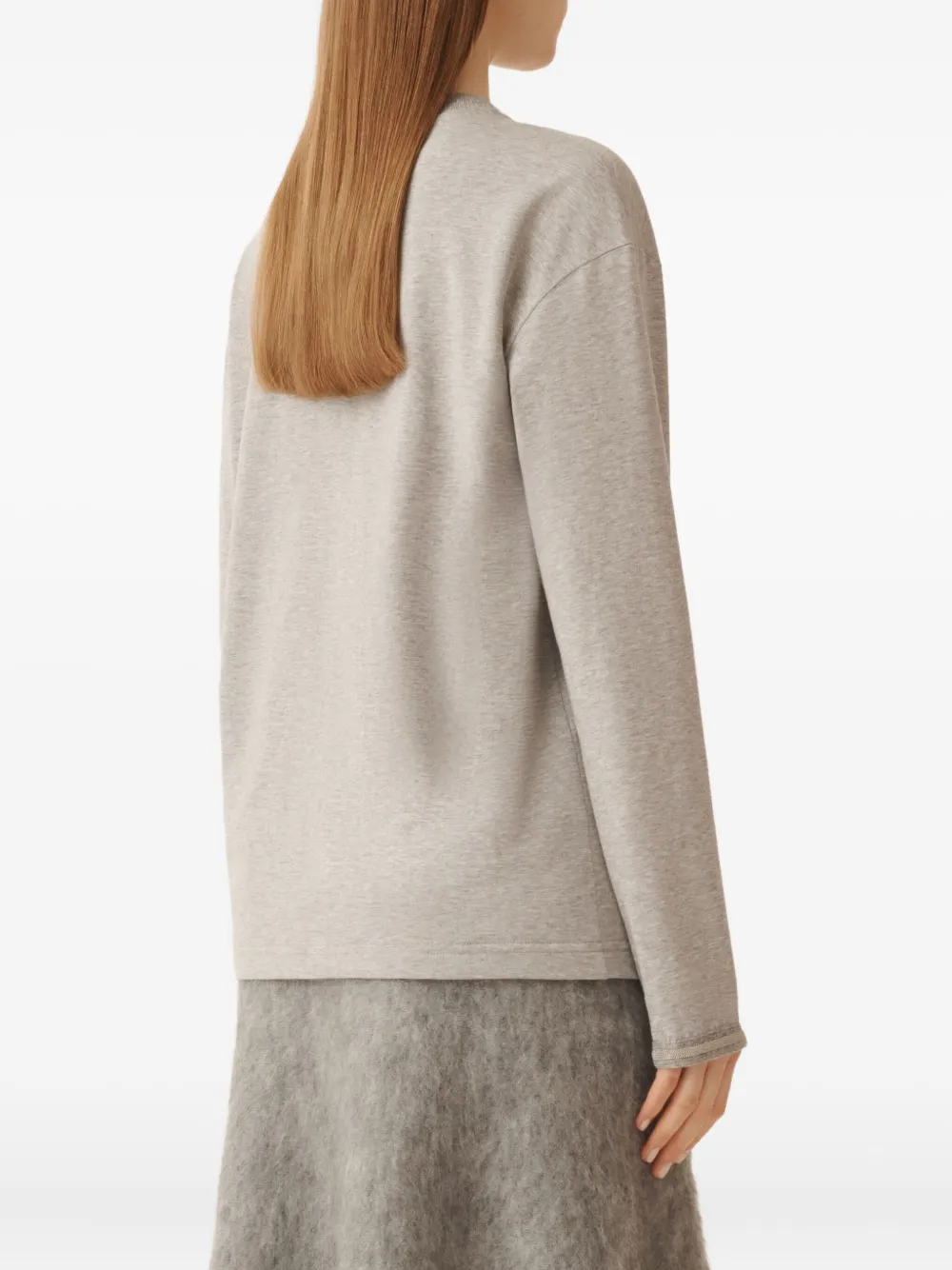 Fabiana Filippi Jersey T-shirt In Neutral