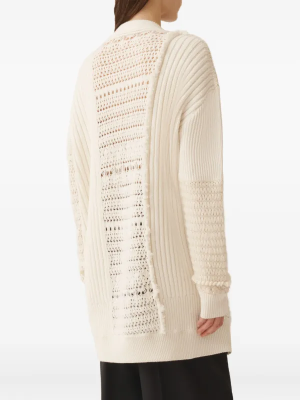 Fabiana Filippi パッチワーク カーディガン | ニュートラル | FARFETCH JP