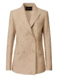 Fabiana Filippi double-breasted speckled blazer - Neutrals