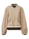 Fabiana Filippi balloon-sleeve cropped jacket - Neutrals