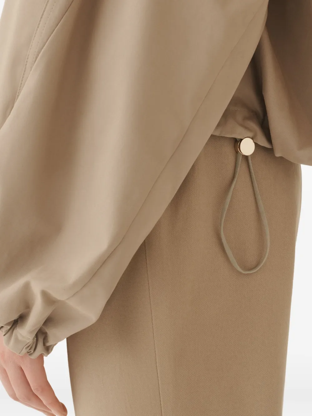 Fabiana Filippi Jack met ballonmouwen Beige