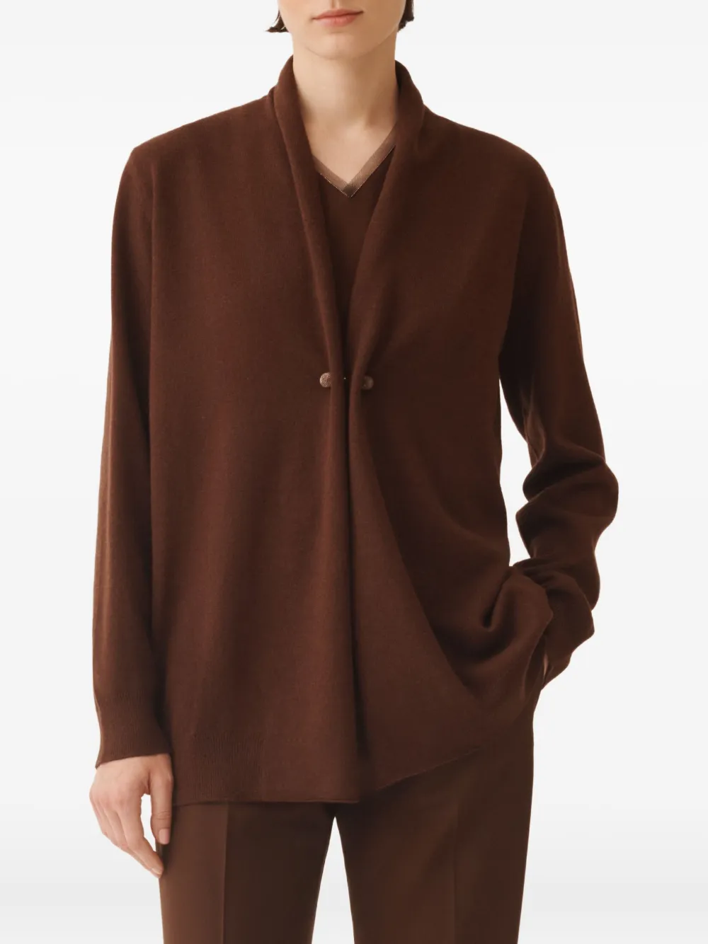Fabiana Filippi Platinum vest Bruin