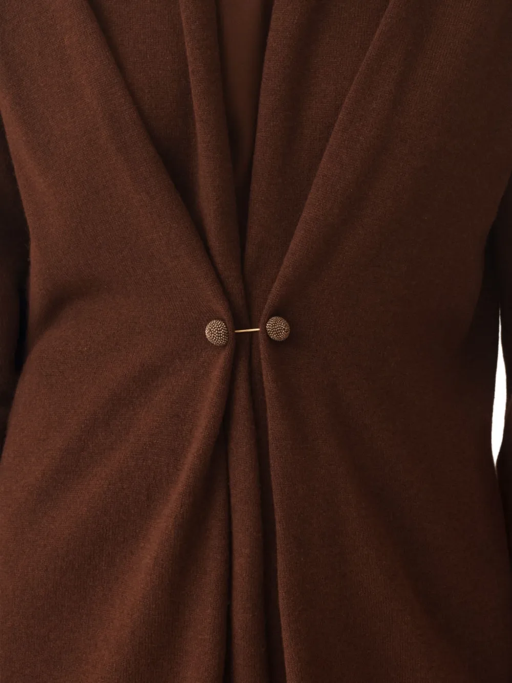 Fabiana Filippi Platinum vest Bruin