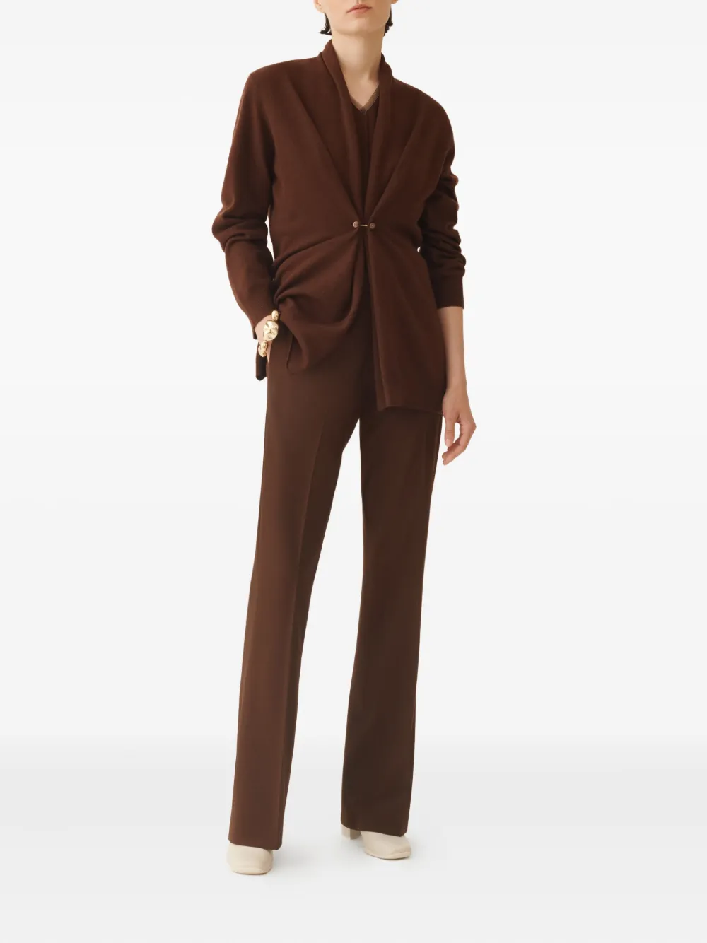 Fabiana Filippi Platinum vest Bruin