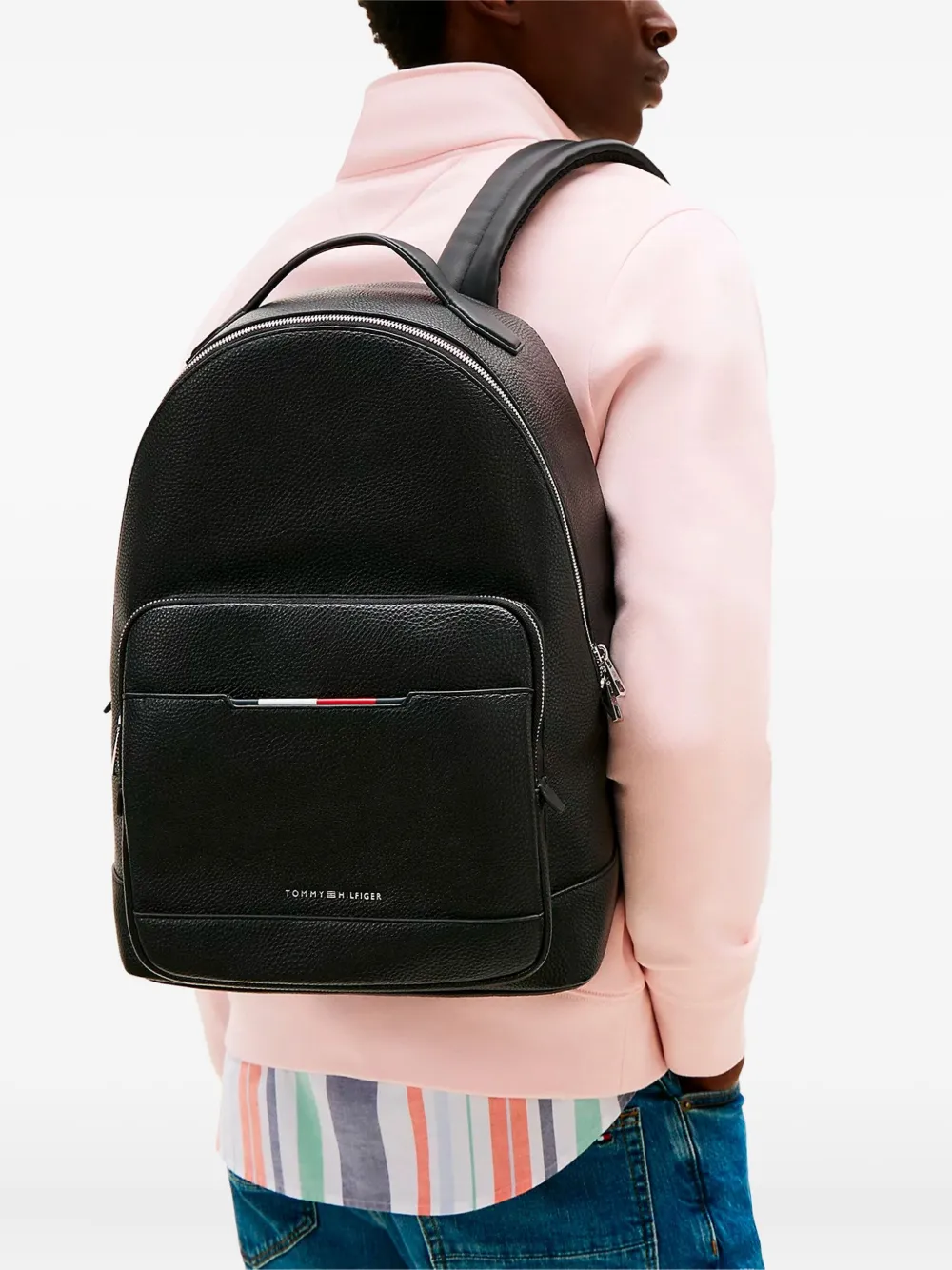 Tommy Hilfiger textured zip-fastening backpack | Image 2