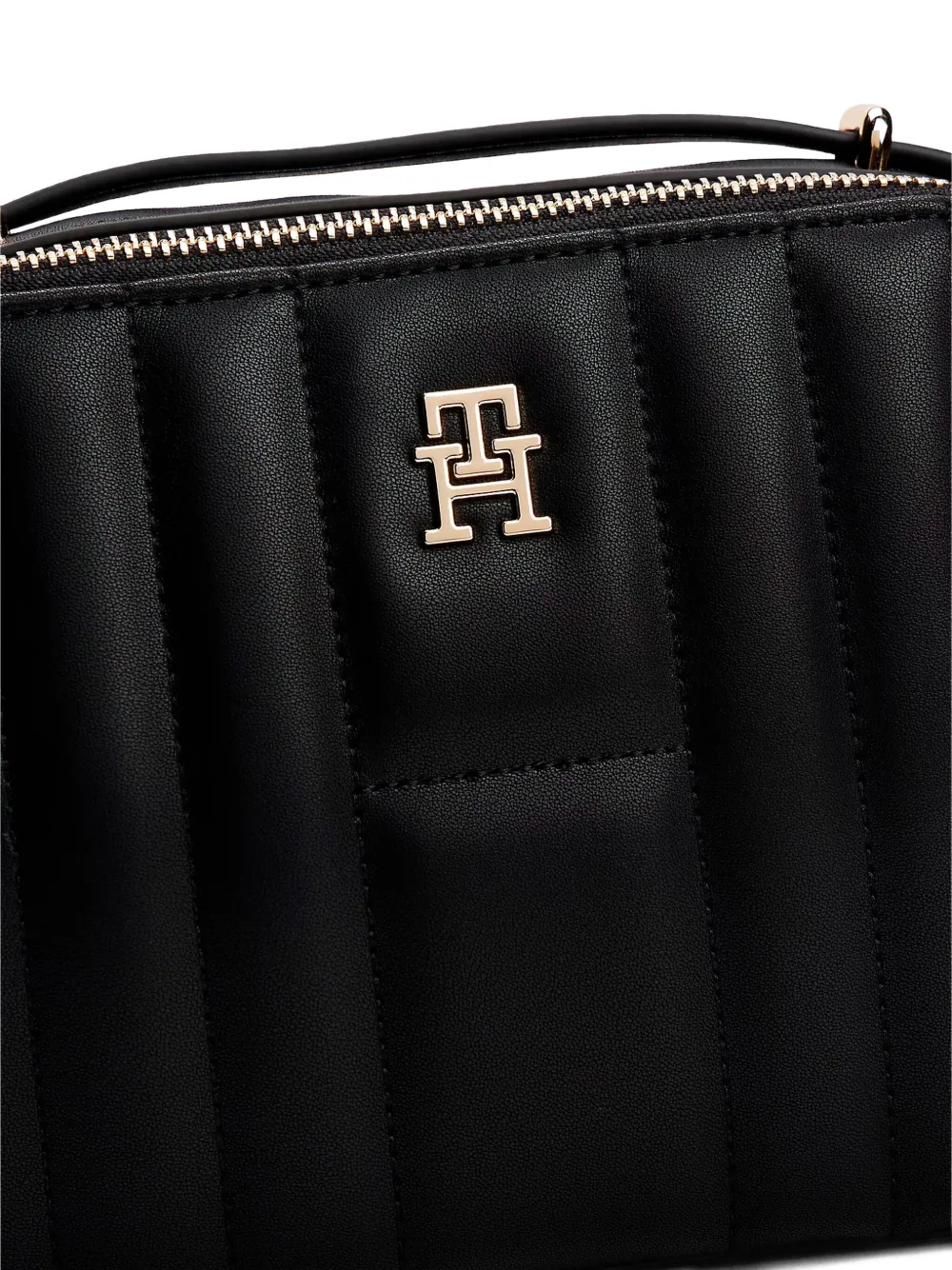 Tommy Hilfiger Schoudertas met logoplakkaat Zwart