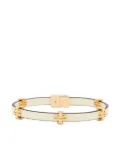Tory Burch logo-charm bracelet - Gold