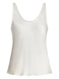 ANINE BING scoop-neck top - White