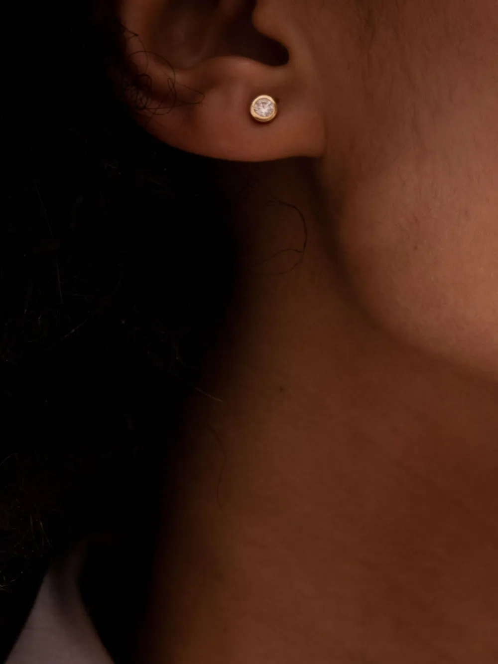 DOWER AND HALL 18kt yellow gold Cascade diamond earrings | Image 2