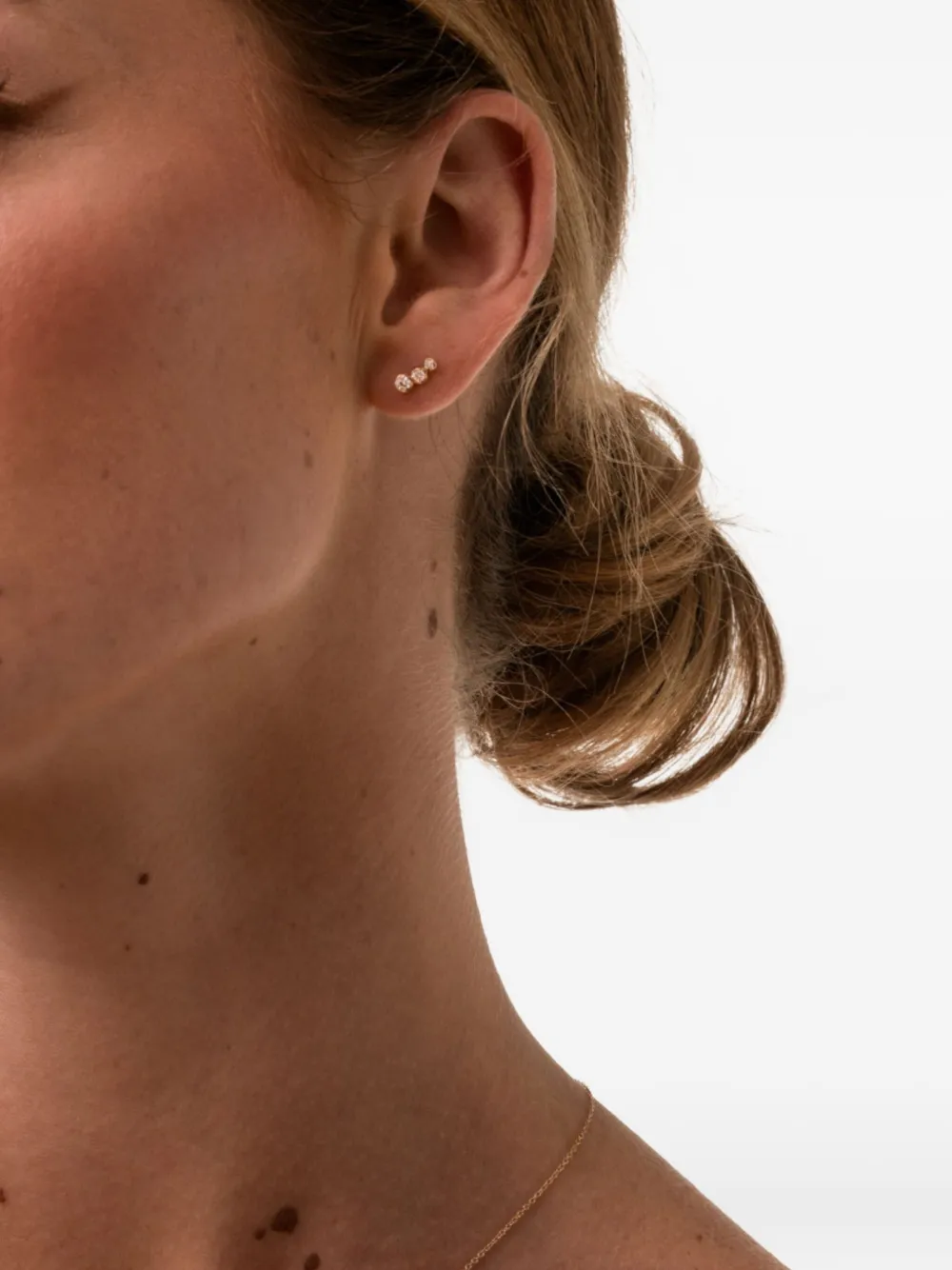 DOWER AND HALL 14kt yellow gold Stargazer diamond earrings | Image 2