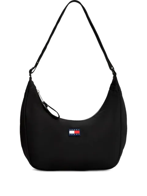 Tommy Hilfiger logo-patch half-moon bag