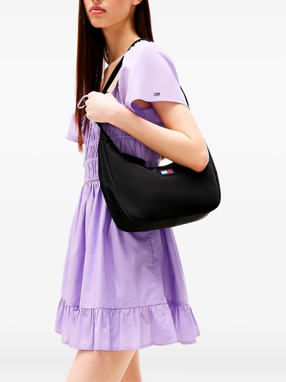 Tommy Hilfiger Logo-patch Half-moon Bag