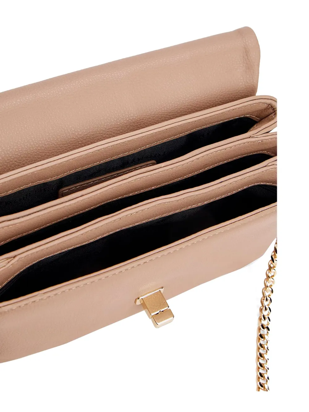 Tommy Hilfiger Tas met kettingbandje en omslag Beige