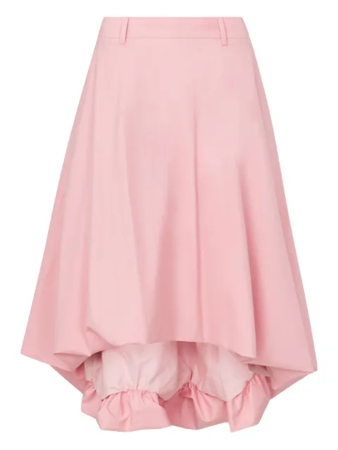 Moschino ruffled asymmetric skirt