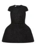 Moschino balloon short-sleeved mini dress - Black