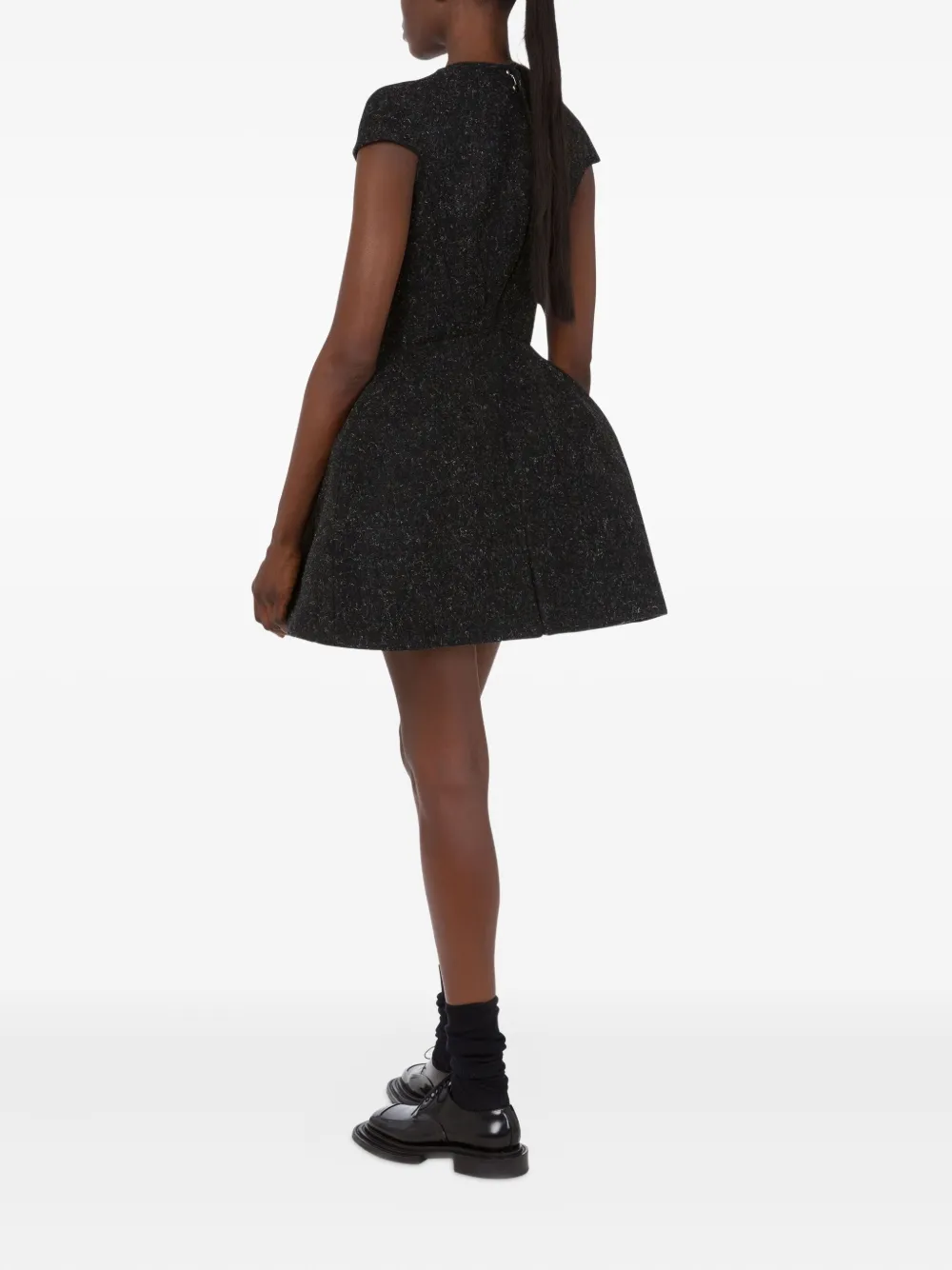 Moschino Mini-jurk met korte mouwen Zwart