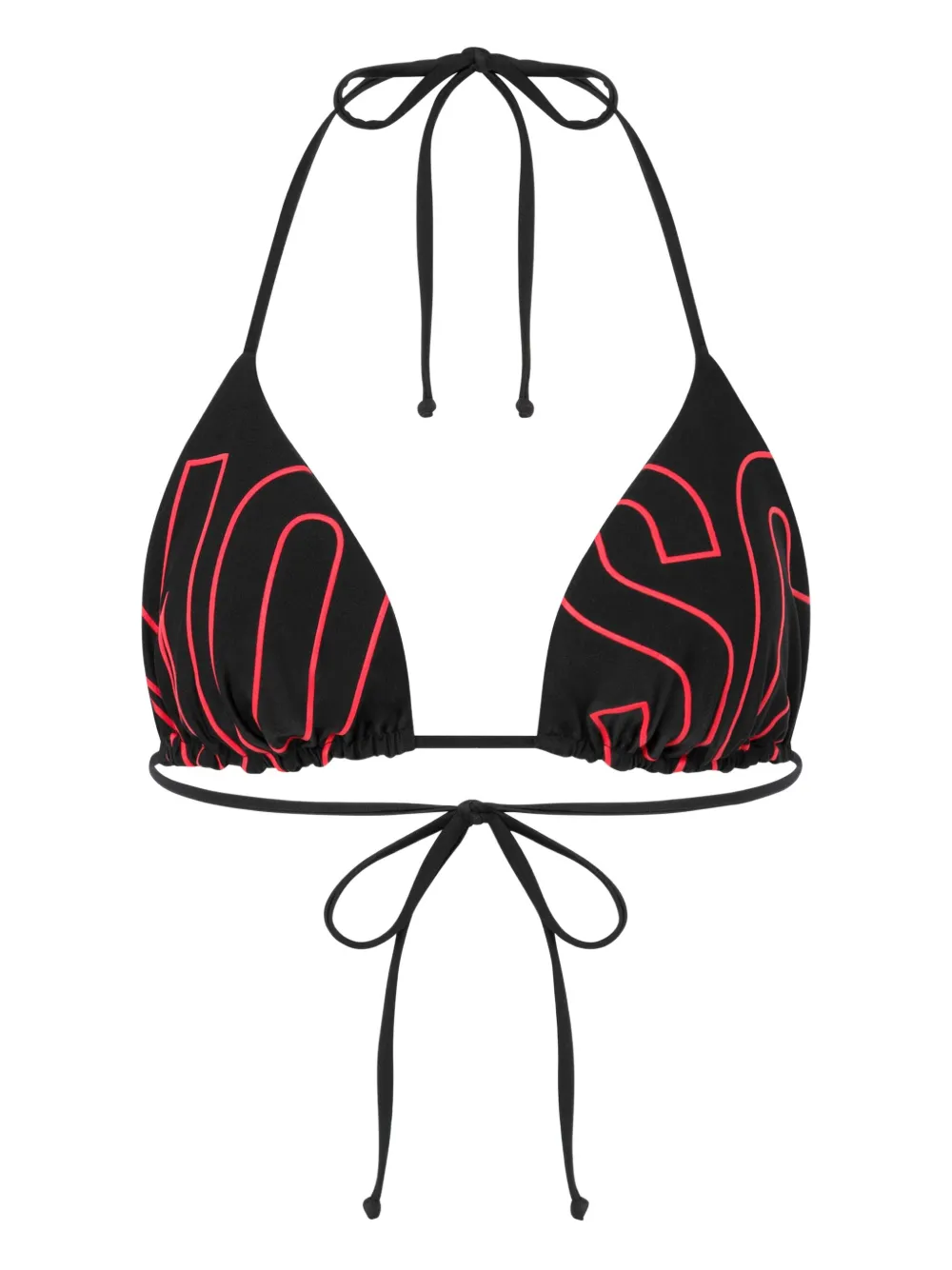 Moschino Bikini met logoprint Zwart