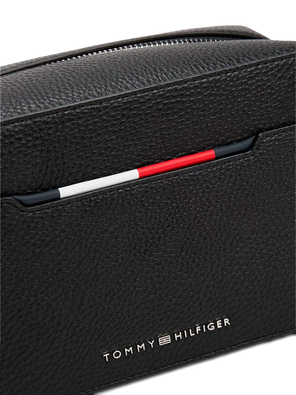 Tommy Hilfiger zip-top handle wash bag Zwart