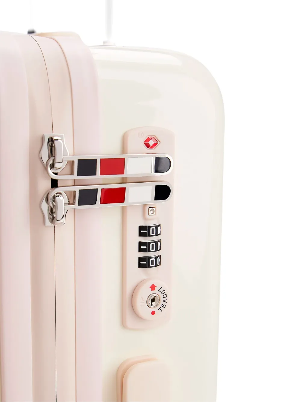 Tommy Hilfiger Koffer met uitschuifbare handgreep en wielen Beige