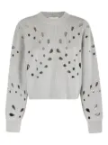 Ulla Johnson cut-out detail sweater - Grey