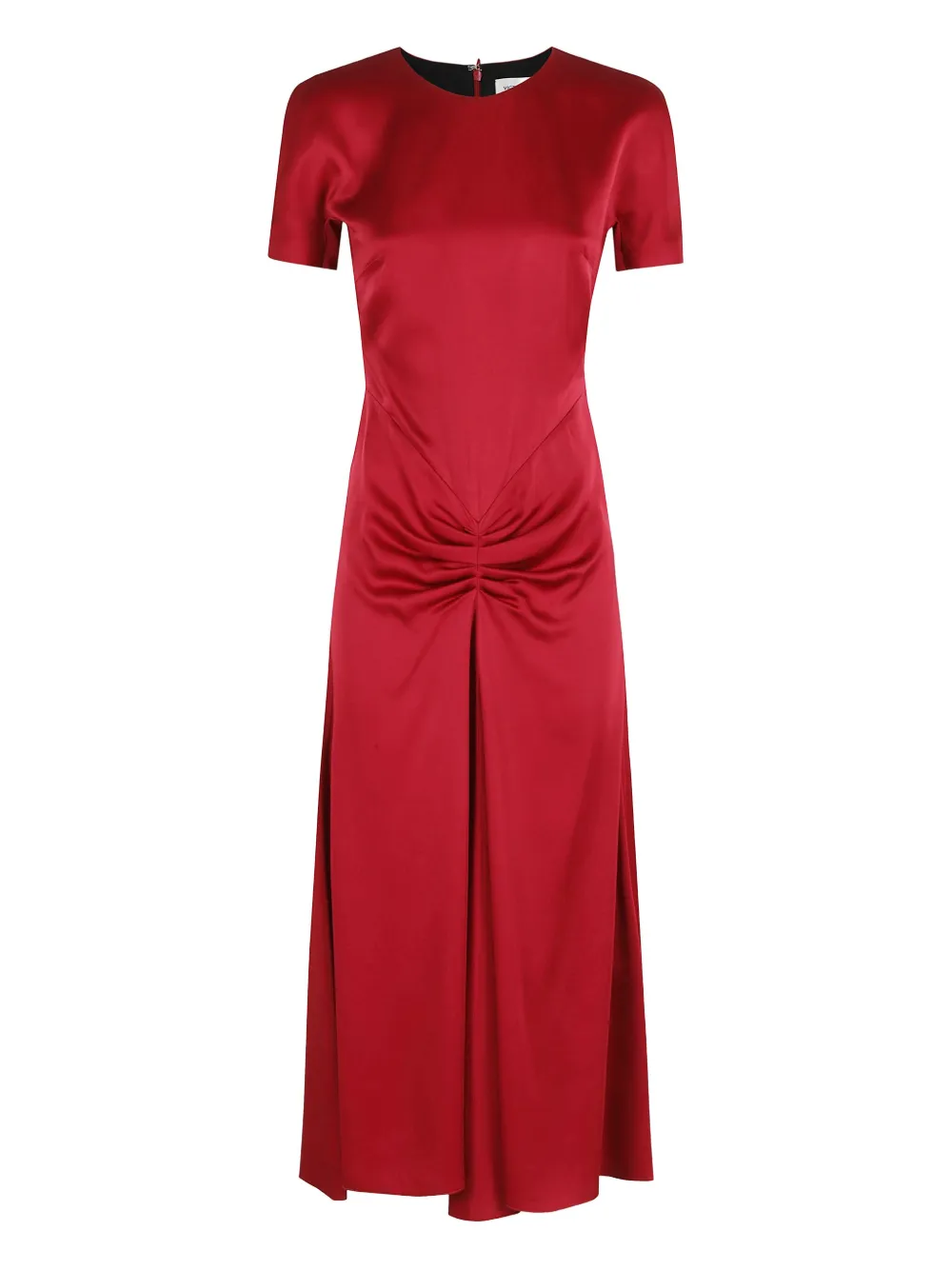 Victoria Victoria Beckham gathered midi dress | Red | Image 1
