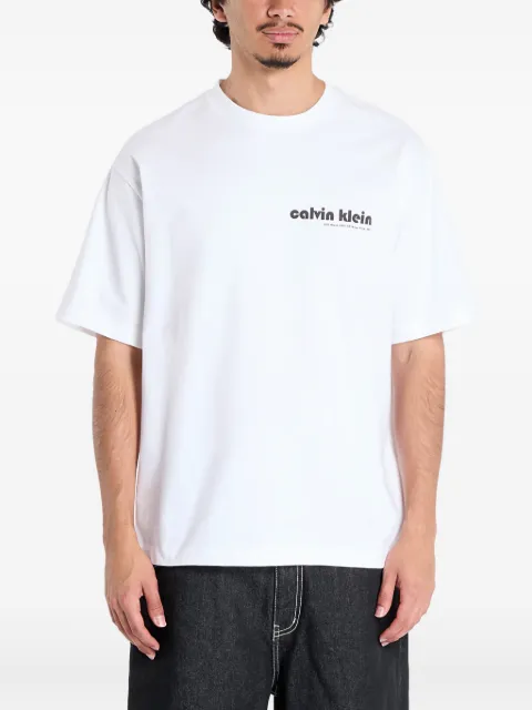 Calvin Klein Jeans playera manga corta con logo estampado