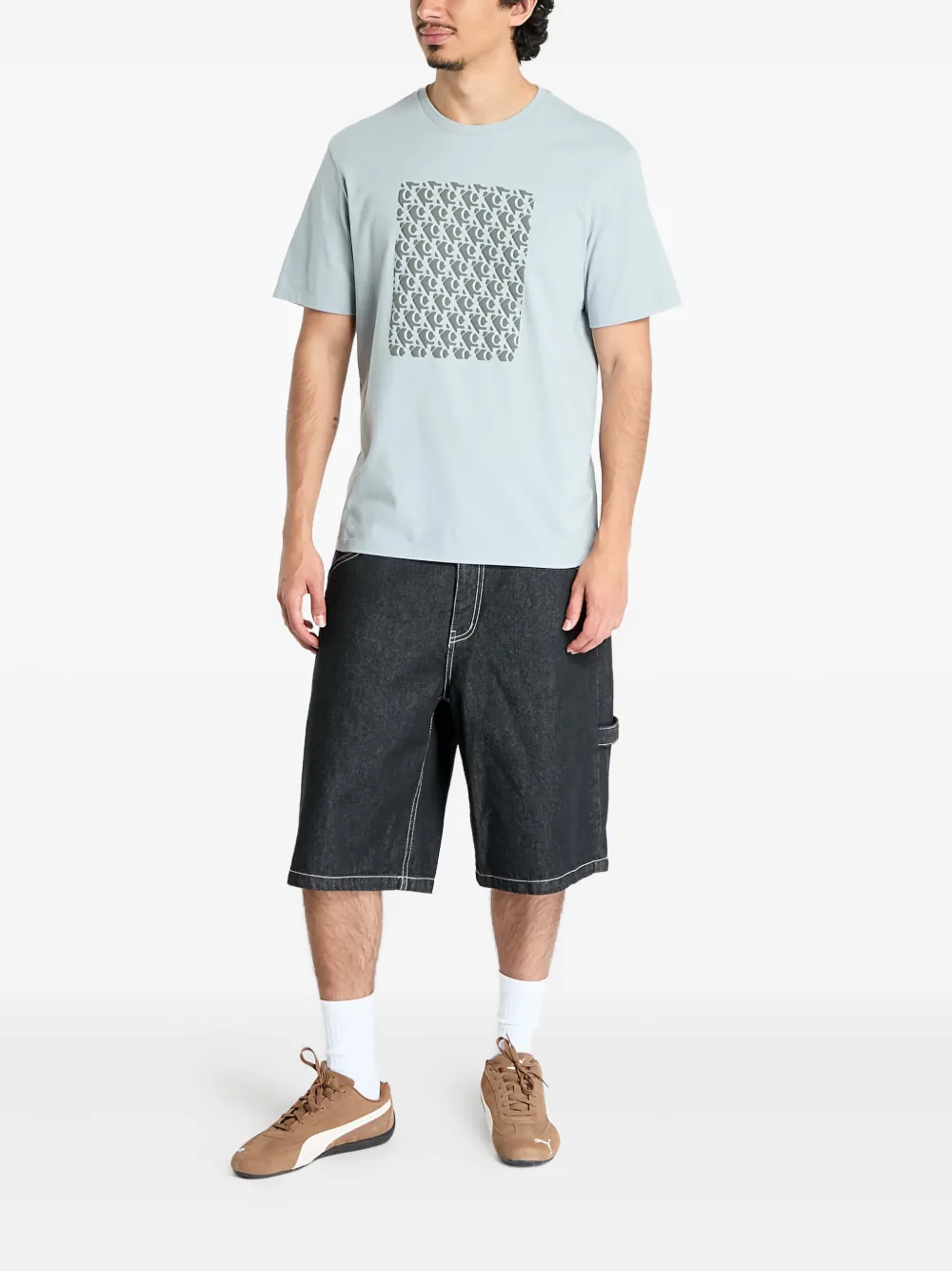 Calvin Klein logo-print pattern short-sleeved T-shirt | T-Shirts | Image 2