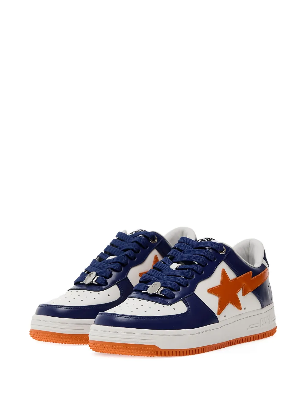 A BATHING APE star-lightning bolt sneakers Blue