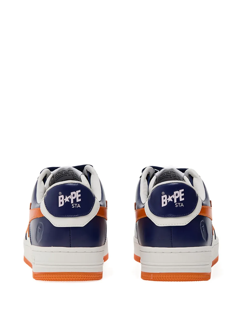 A BATHING APE star-lightning bolt sneakers Blue