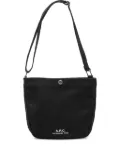 A.P.C. canvas shoulder bag - Black