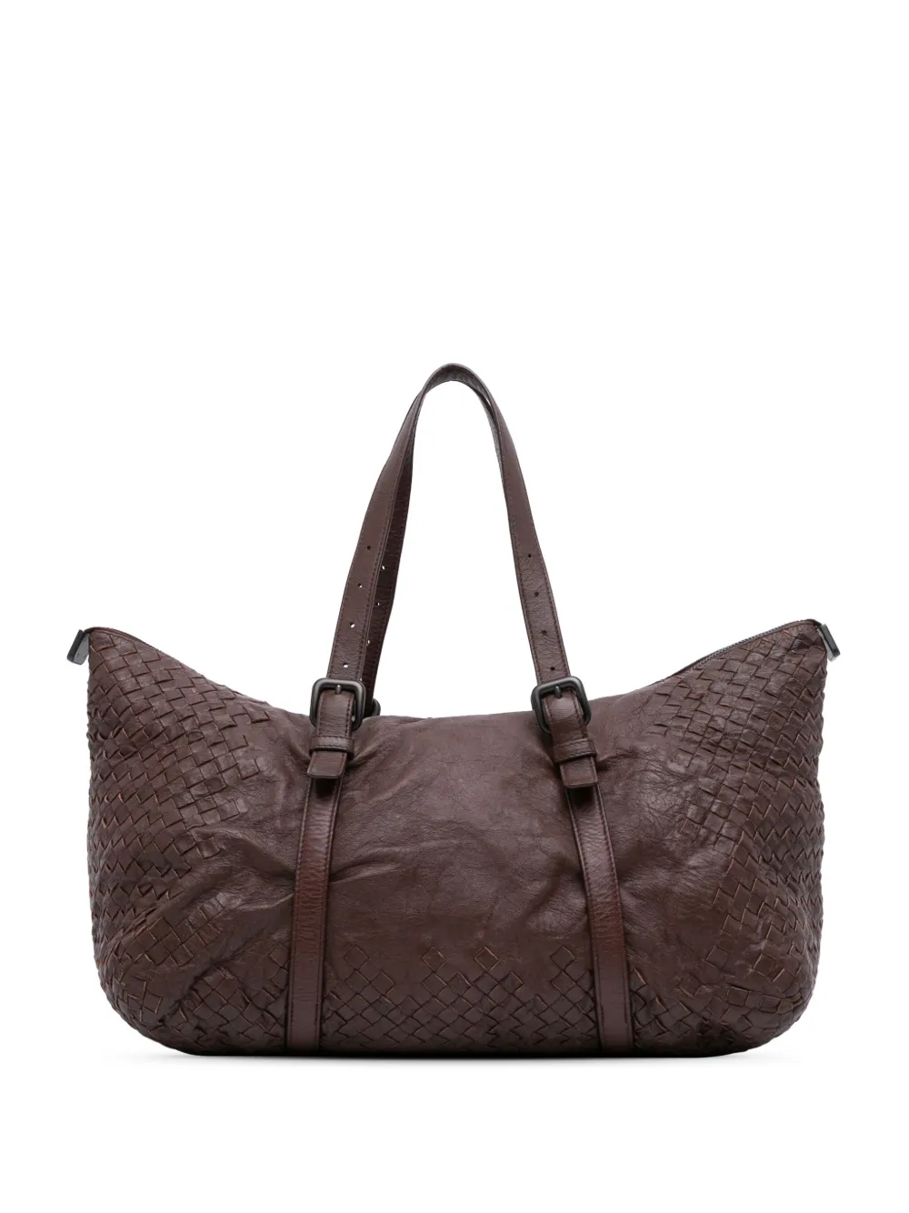 Bottega Veneta Pre-Owned 2012-2024 Nappa Intrecciato tote bag | Brown | Image 1