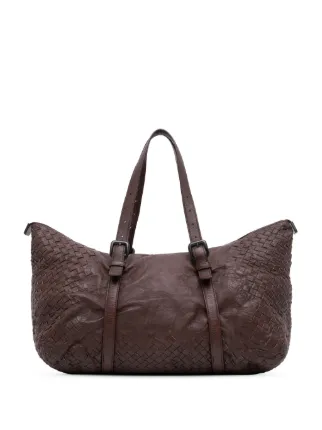 極美品✨　BOTTGAVENETA イントレチャート  トートバッグ　ブラウン 極美品✨ BOTTGAVENETA イントレチャート トートバッグ ブラウン