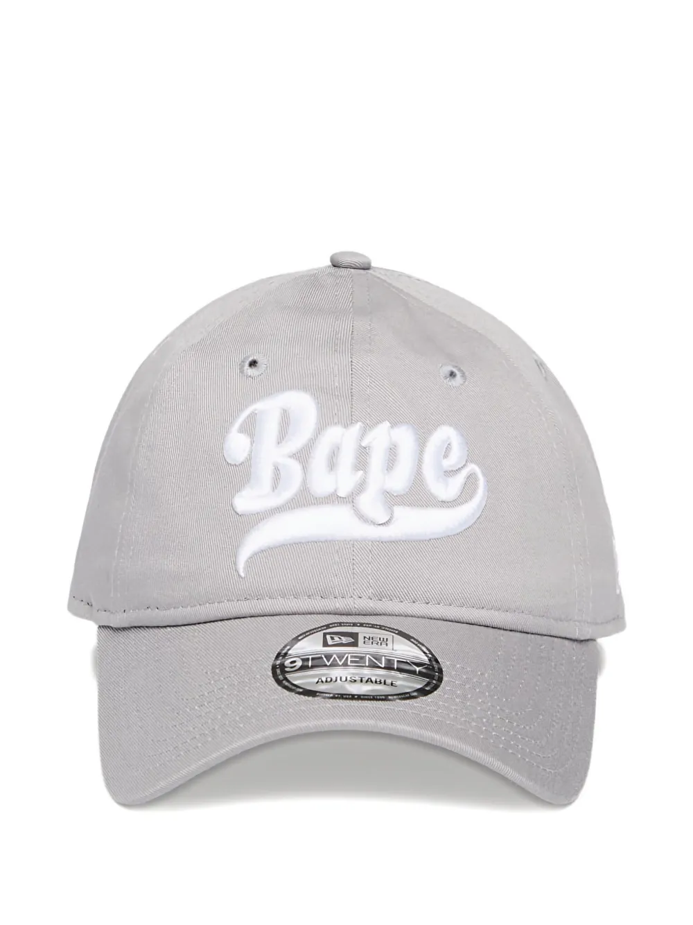 A BATHING APE embroidered-logo cap Grijs