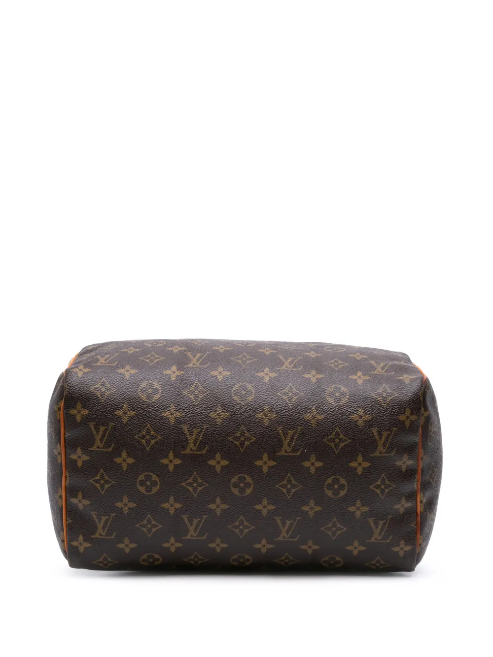 Pre-owned Louis Vuitton 2005 Monogram Speedy 30 Boston Bag In Brown