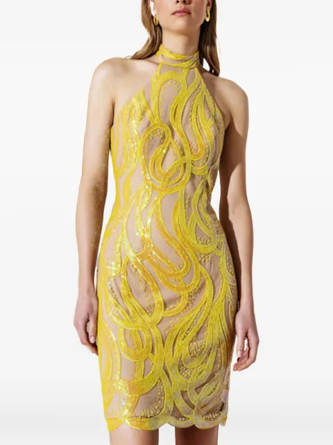 Allure sequin-embellished mini dress