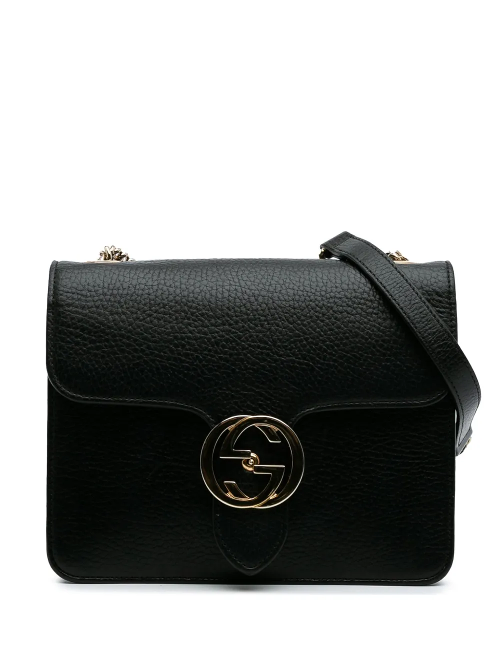 Gucci Pre-Owned 2016-2025 Small Dollar Calfskin Interlocking G Gucci Pre-Owned 2016-2025 Small Dollar Calfskin Interlocking G