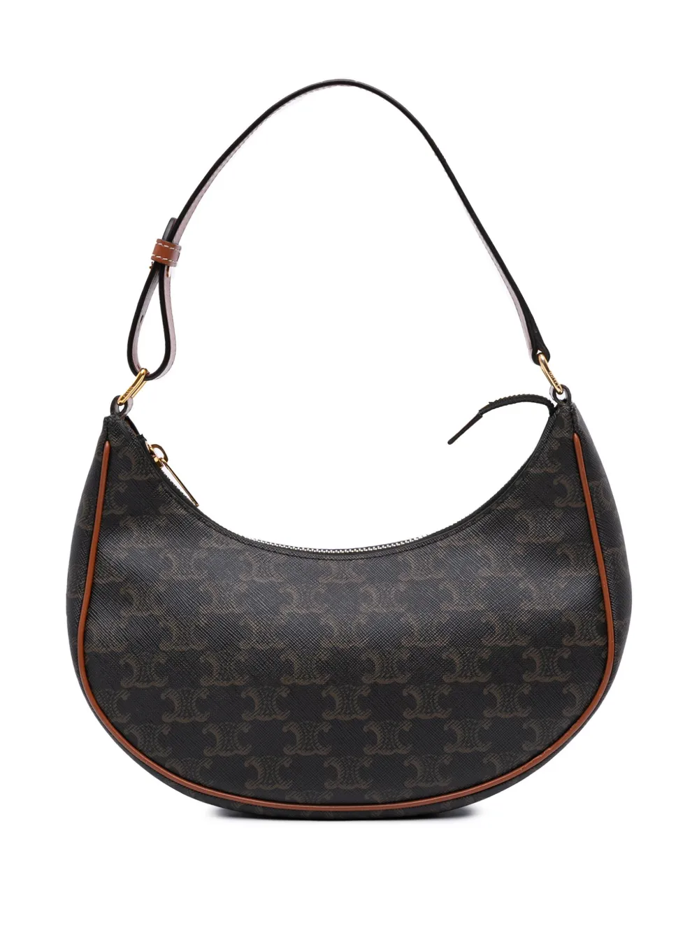 Céline Pre-Owned 2021 Triomphe Coated Canvas Ava shoulder bag | Brown | Image 1