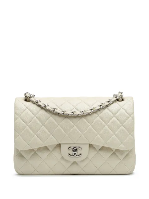 CHANEL Pre-Owned 2014-2015 Jumbo Classic Caviar Double Flap shoulder bag