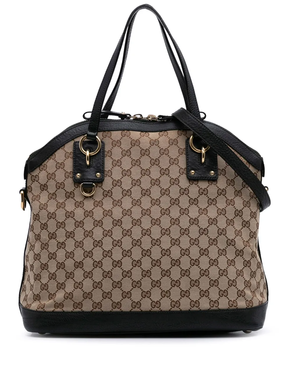 2016-2025 Large GG Canvas Charm Dome satchel